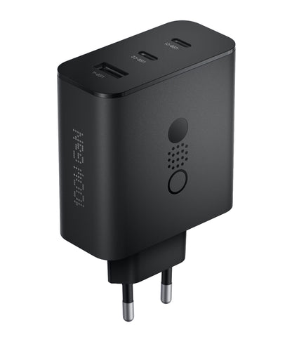 Network Charger with USB-C Cable CMF by Nothing C349, 100W, 5A, 1 x USB-A - 2 x USB-C, Grey A10800016