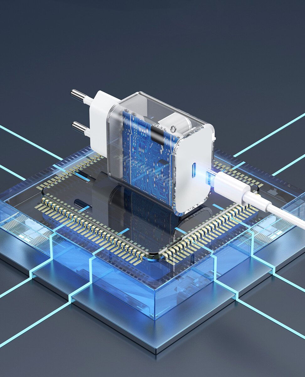 Sendem OG73 USB-C Cable Wall Charger, 20W, 3A, 1 x USB-C, White