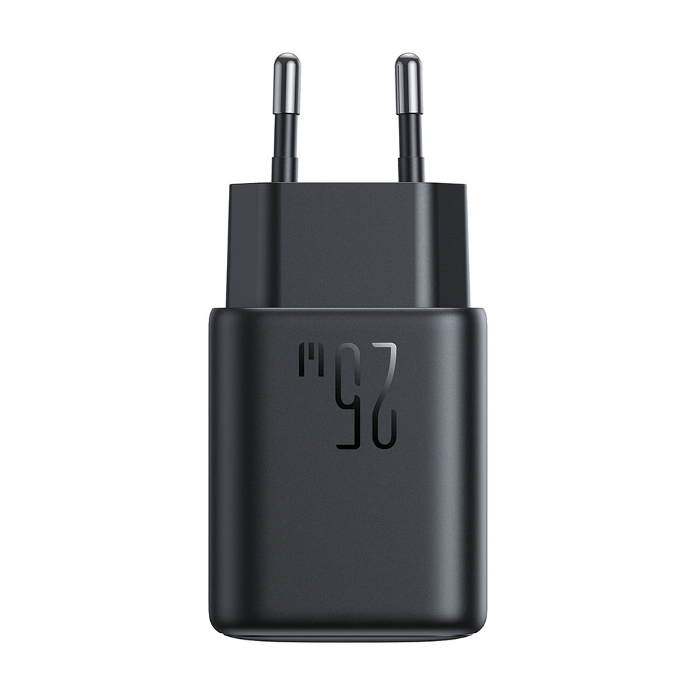 Verkkolaturi USB-C-kaapelilla Joyroom JR-TCF23, 25W, 3A, 1 x USB-C, Musta