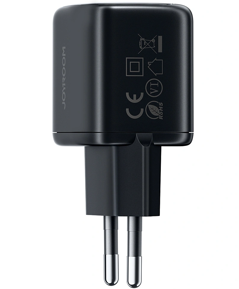 Verkkolaturi USB-C-kaapelilla Joyroom JR-TG7, 33W, 3A, 1 x USB-A - 1 x USB-C, Musta
