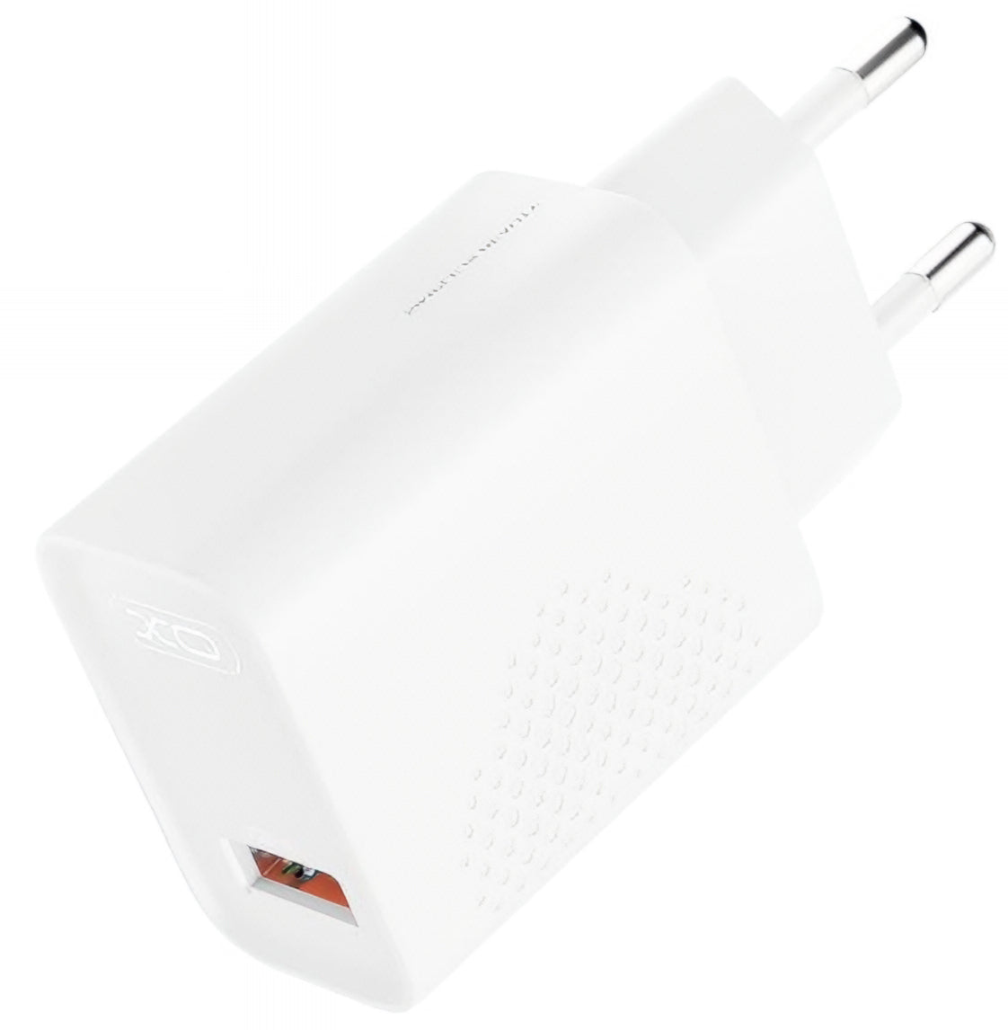 Verkkolaturi USB-C-kaapelilla XO Design L159, 18W, 3A, 1 x USB-A, Valkoinen