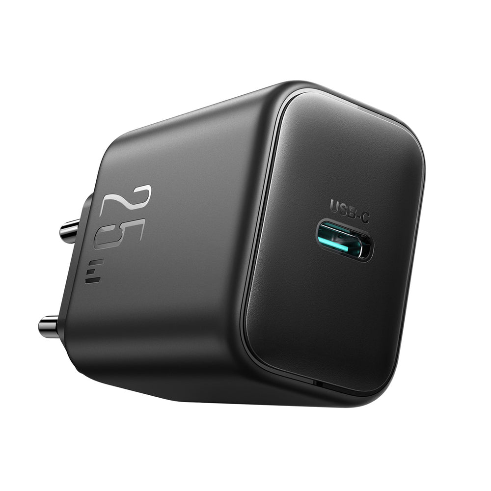 Verkkolaturi USB-C-kaapelilla Joyroom JR-TCF23, 25W, 3A, 1 x USB-C, Musta