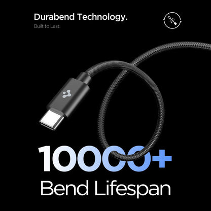Verkkolaturi USB-C-kaapelilla Spigen EE451EU Essential, 45W, 3A, 1 x USB-C, Musta ACH09474