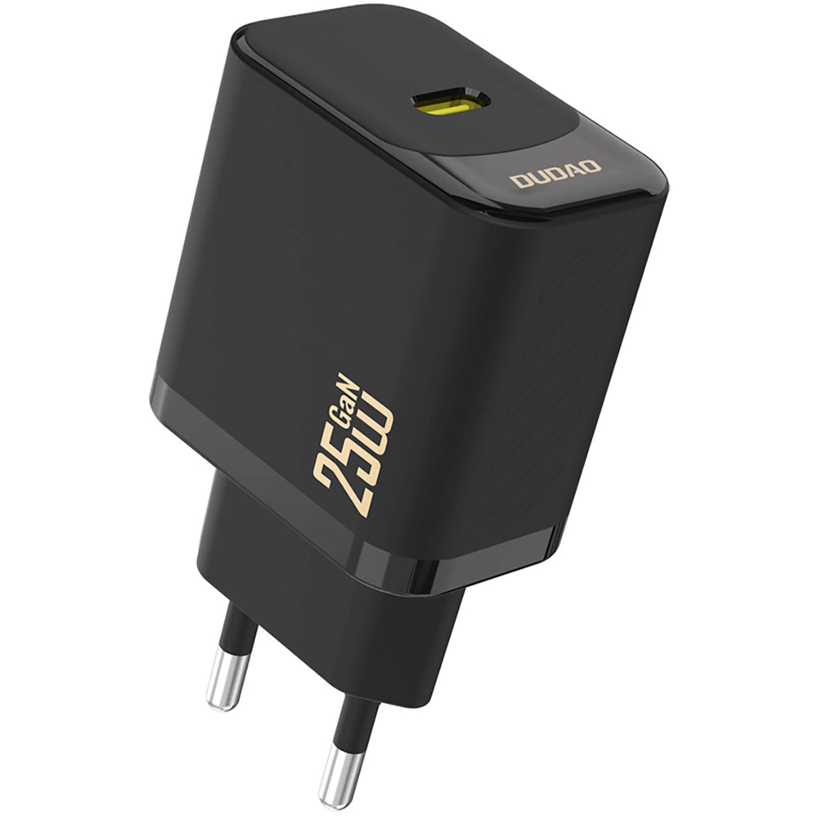 Dudao A27 -verkkolaturi, 25W, 3A, 1 x USB-C, Musta