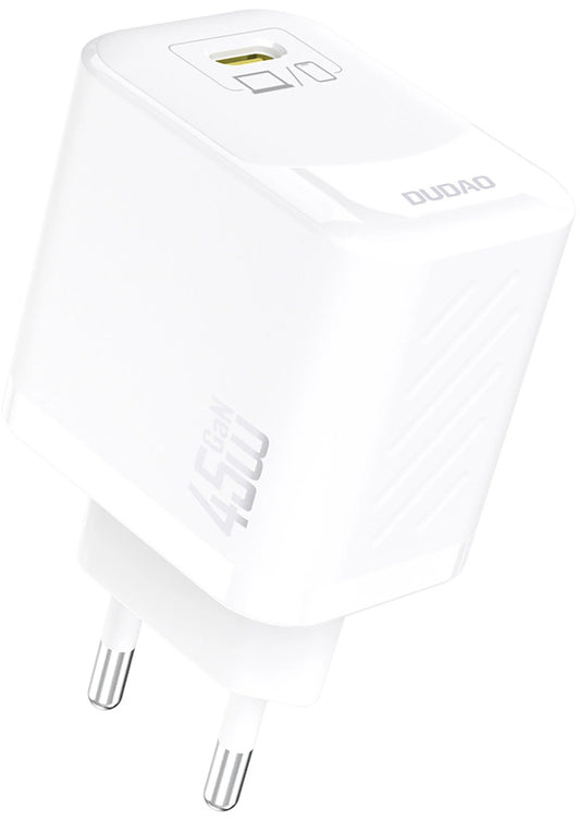 Dudao A28 Verkkolaturi, 45W, 3A, 1 x USB-C, Valkoinen