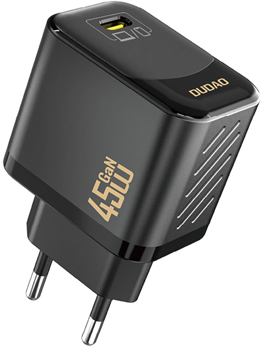 Dudao A28 Verkkolaturi, 45W, 3A, 1 x USB-C, Musta