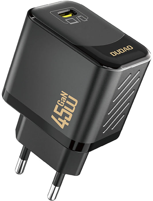Dudao A28 Verkkolaturi, 45W, 3A, 1 x USB-C, Musta