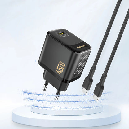 Dudao A28 Verkkolaturi, 45W, 3A, 1 x USB-C, Musta