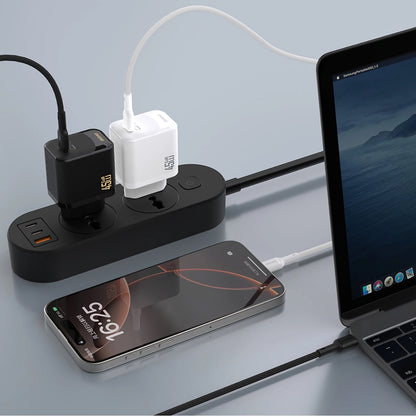 Dudao A28 Verkkolaturi, 45W, 3A, 1 x USB-C, Musta