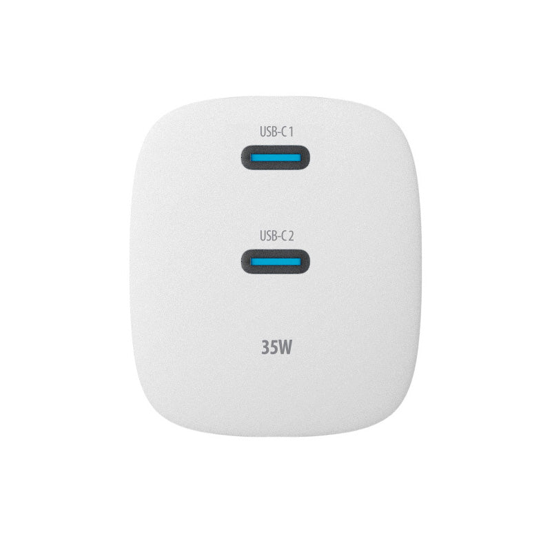 Verkkolaturi Forever TC-05-35CC, 35W, 3A, 2 x USB-C, Valkoinen