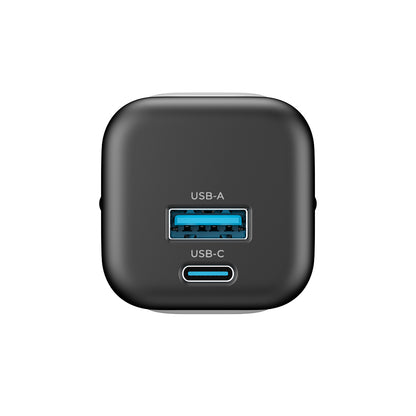 HAVIT UC220 Verkkolaturi, 20W, 3A, 1 x USB-A - 1 x USB-C, Musta Harmaa