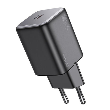 HOCO N40 Verkkolaturi, 20W, 3A, 1 x USB-C, Musta
