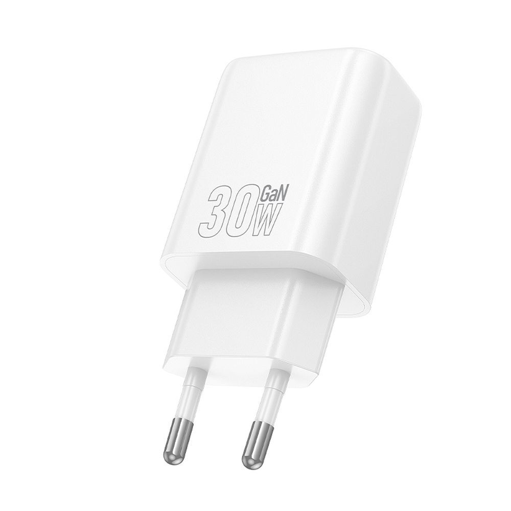 HOCO N62 Verkkolaturi, 30W, 3A, 1 x USB-C, Valkoinen