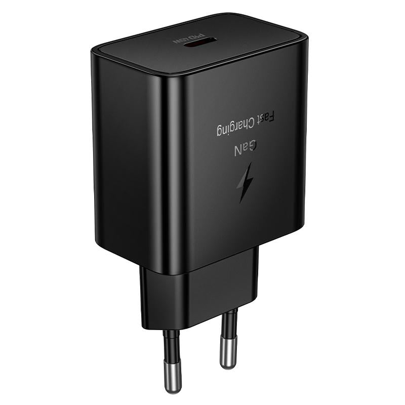 Verkkolaturi HOCO N77, 45W, 3A, 1 x USB-C, Musta