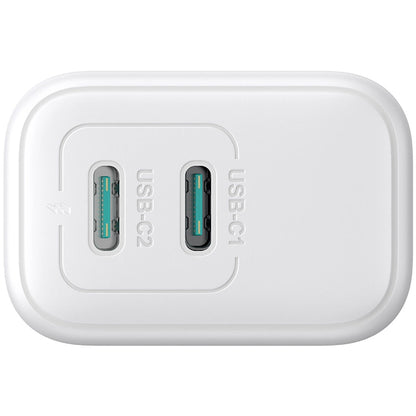 Joyroom JR-TCF12 Verkkolaturi, 20W, 3A, 2 x USB-C, Valkoinen