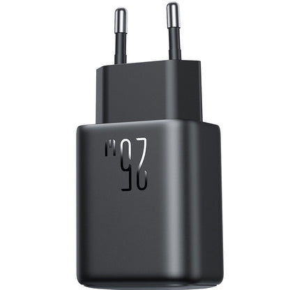 Joyroom JR-TCF13 -verkkolaturi, 25W, 3A, 1 x USB-A - 1 x USB-C, Musta
