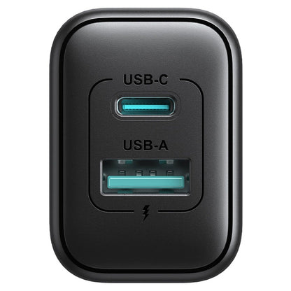 Joyroom JR-TCF13 -verkkolaturi, 25W, 3A, 1 x USB-A - 1 x USB-C, Musta