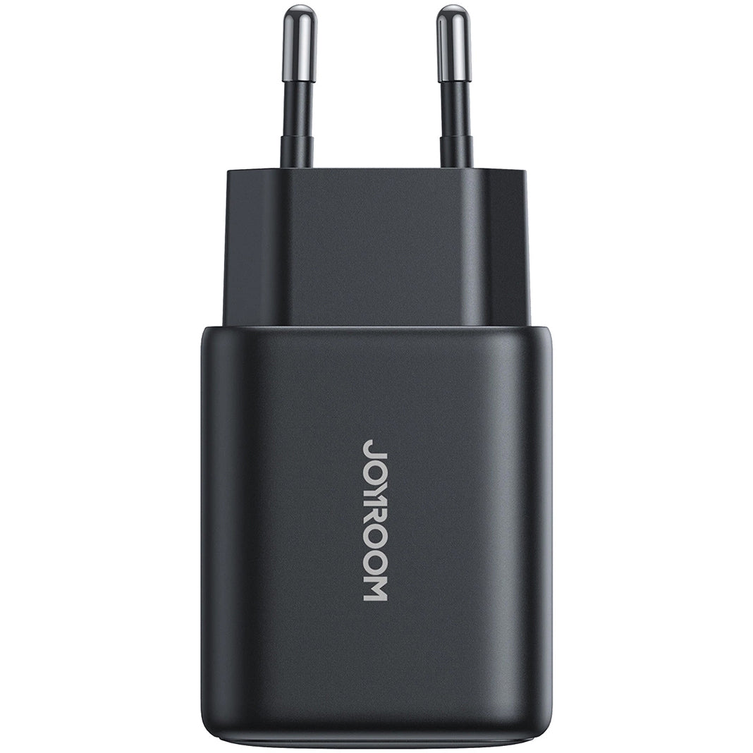 Joyroom JR-TCF13 -verkkolaturi, 25W, 3A, 1 x USB-A - 1 x USB-C, Musta
