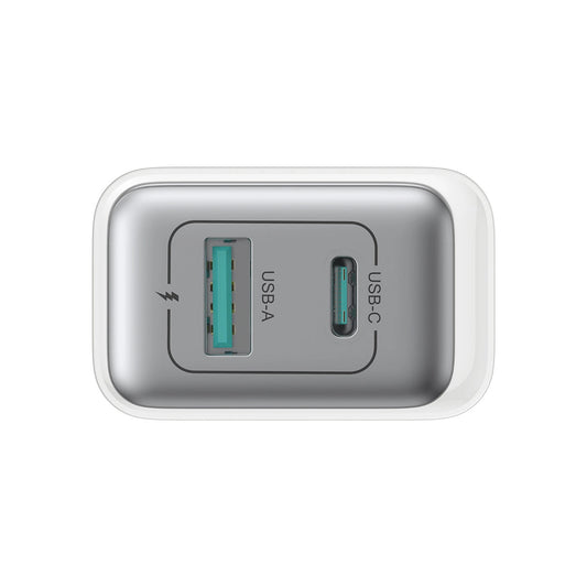 Joyroom JR-TCF15 verkkolaturi, 30W, 5A, 1 x USB-A - 1 x USB-C, Valkoinen