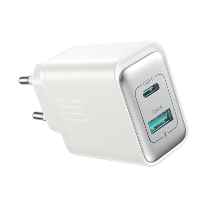 Joyroom JR-TCF15 verkkolaturi, 30W, 5A, 1 x USB-A - 1 x USB-C, Valkoinen