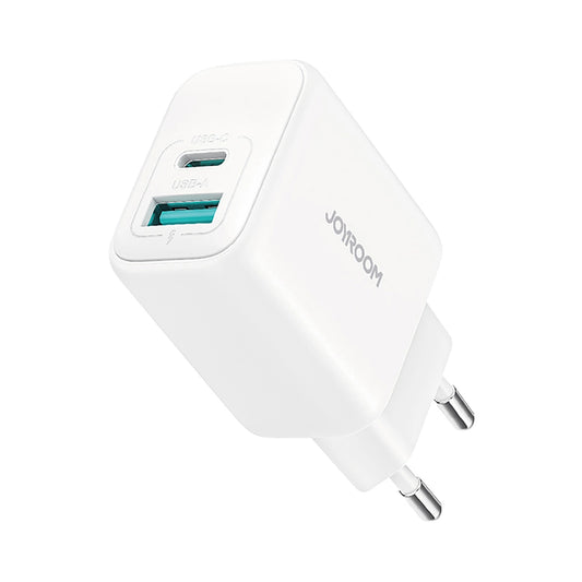 Joyroom JR-TCF21 verkkolaturi, 20W, 3A, 1 x USB-A - 1 x USB-C, Valkoinen