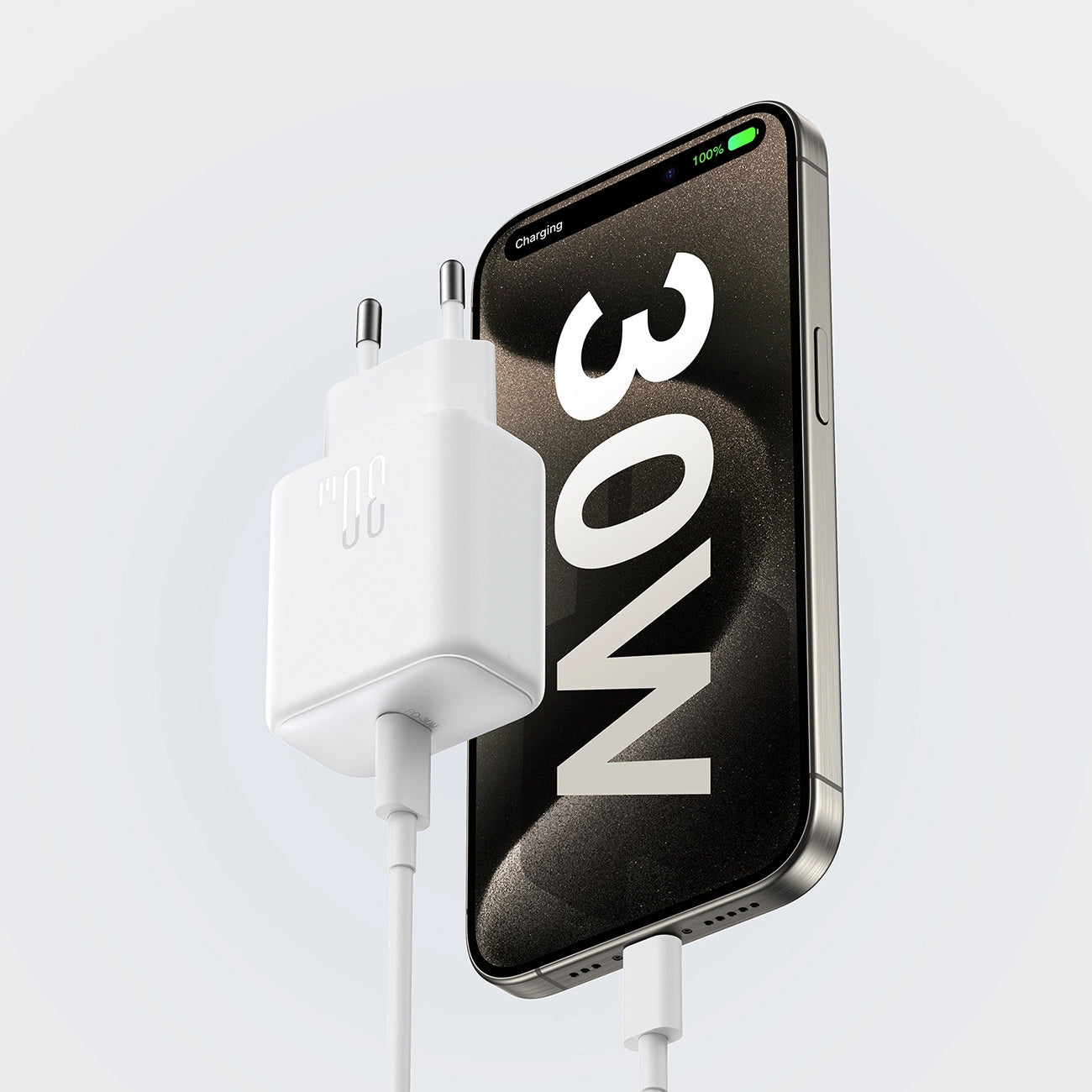Joyroom JR-TCF24 -verkkolaturi, 30W, 3A, 1 x USB-C, Valkoinen