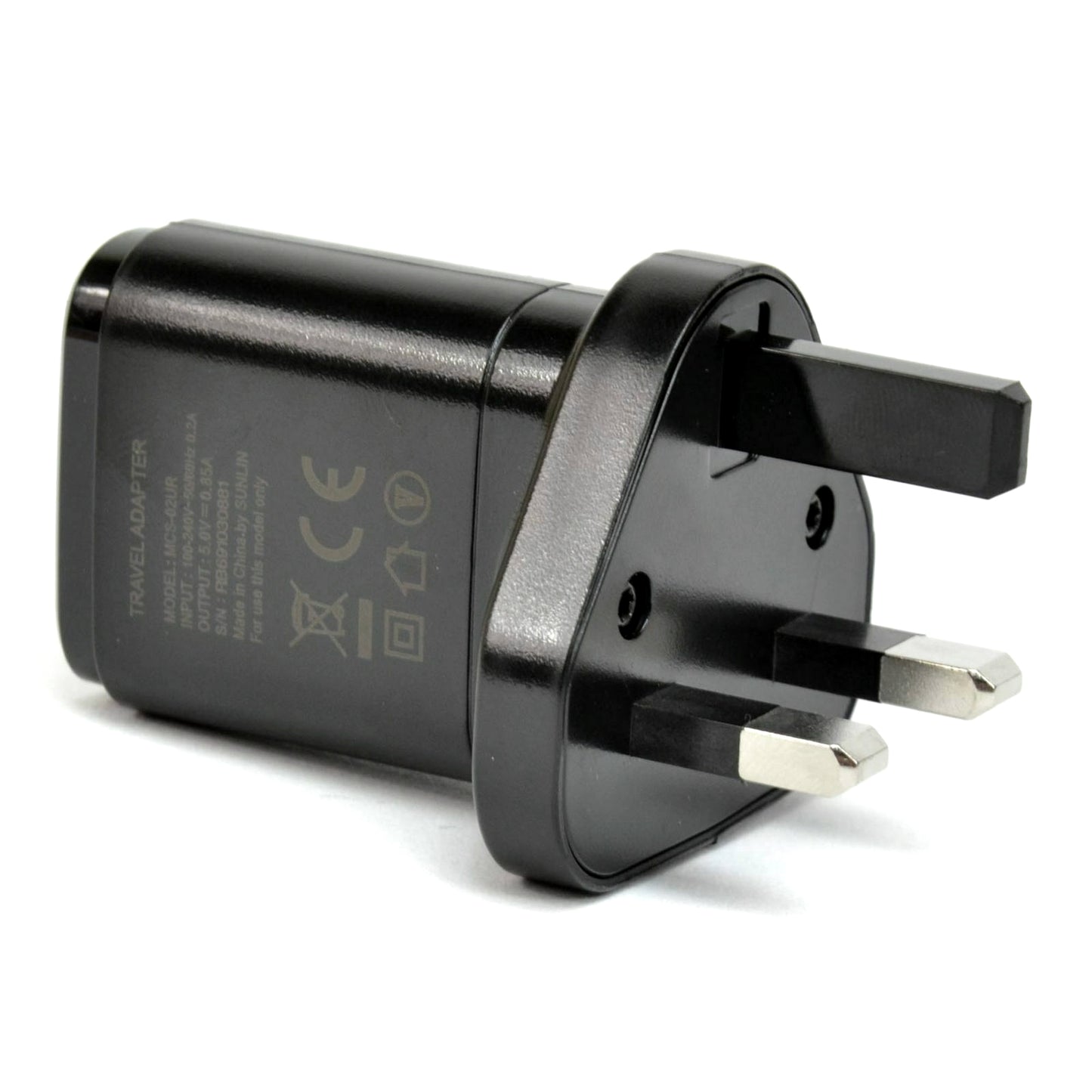 LG UK verkkolaturi, 4,25W, 0,85A, 1 x USB-A, Musta MCS-02UR