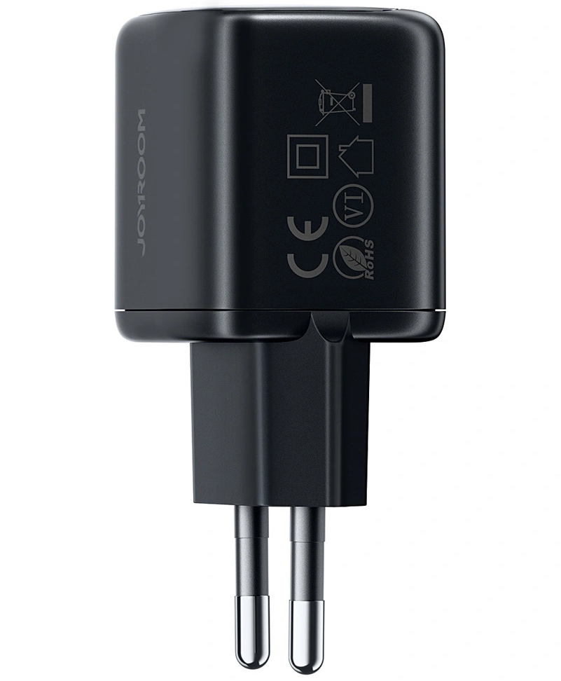 Joyroom JR-TG7 Network Charger, 33W, 3A, 1 x USB-A - 1 x USB-C, Black