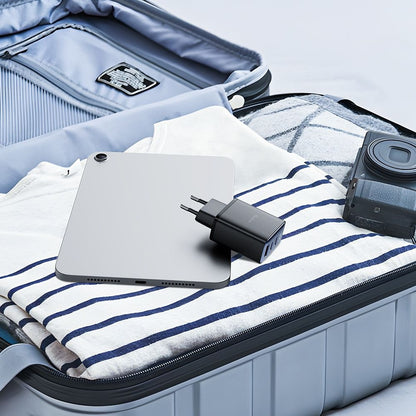 McDodo CH-2180 Display -verkkolaturi, 30W, 3A, 1 x USB-A - 2 x USB-C, Musta