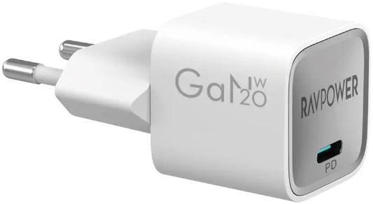 RavPower RP-PC1056 Verkkolaturi, 30W, 3A, 1 x USB-C, Valkoinen