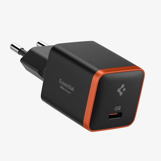 Verkkolaturi Spigen EE301EU Essential, 30W, 3A, 1 x USB-C, Musta ACH08448