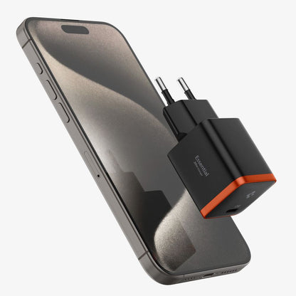 Verkkolaturi Spigen EE301EU Essential, 30W, 3A, 1 x USB-C, Musta ACH08448