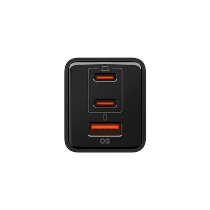 Spigen EE473EU Essential -verkkolaturi, 47W, 3A, 1 x USB-A - 2 x USB-C, Musta ACH09465