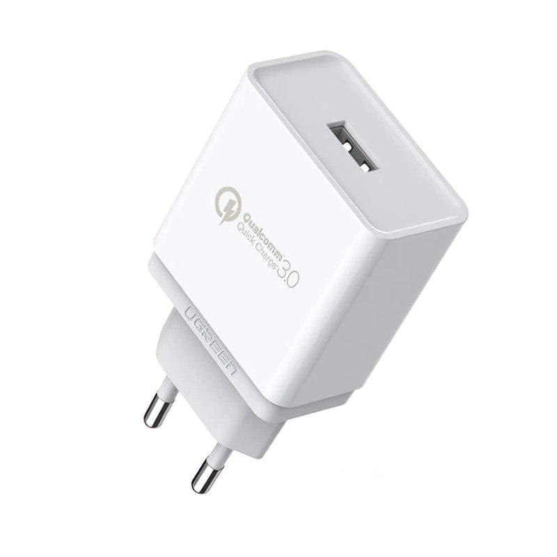 UGREEN CD122 Verkkolaturi, 18W, 3A, 1 x USB-A, Valkoinen