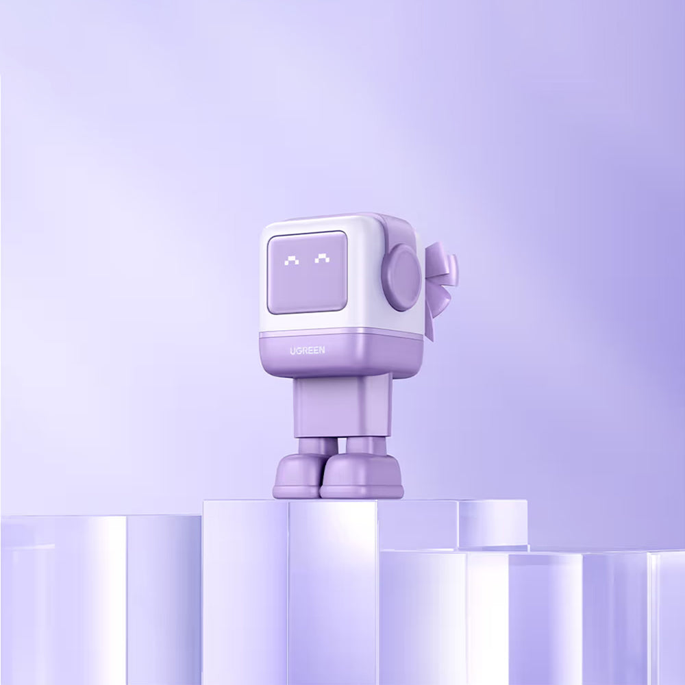 UGREEN CD361 Uno -verkkolaturi, 65W, 3.25A, 1 x USB-A - 2 x USB-C, Violetti