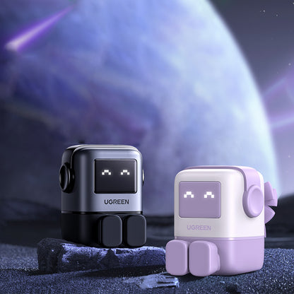 UGREEN CD361 Uno -verkkolaturi, 65W, 3.25A, 1 x USB-A - 2 x USB-C, Violetti