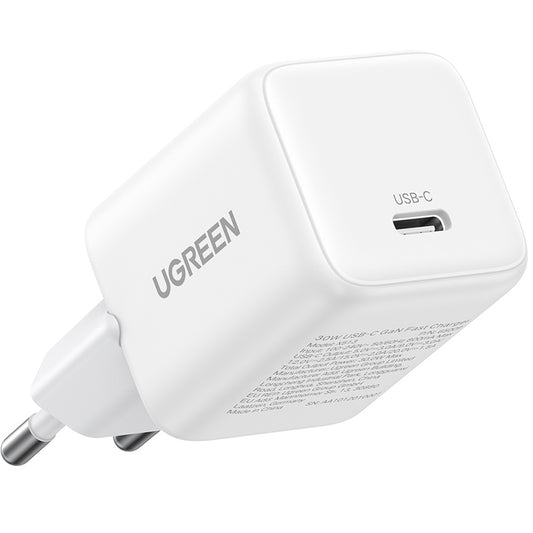 UGREEN X513 Verkkolaturi, 30W, 3A, 1 x USB-C, Valkoinen
