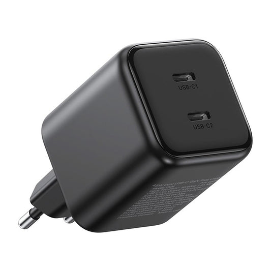 UGREEN X526 verkkolaturi (65058), 45W, 3A, 2 x USB-C, musta