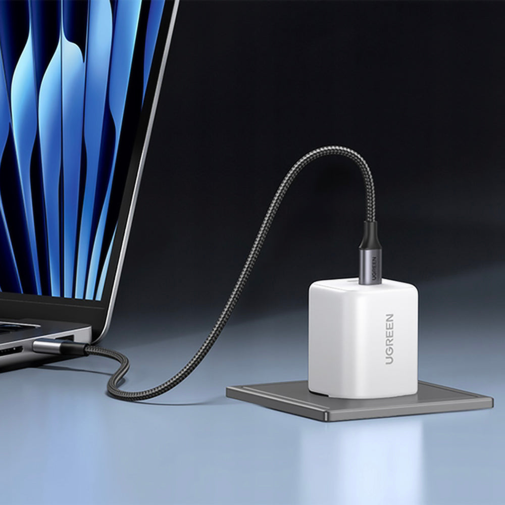 Verkkolaturi UGREEN X526 (65154), 45W, 3A, 2 x USB-C, Valkoinen