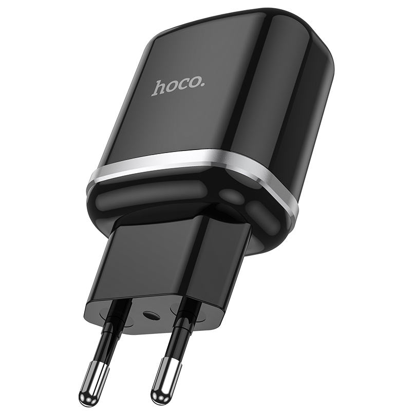 HOCO N3 Verkkolaturi, 18W, 3A, 1 x USB-A, Musta