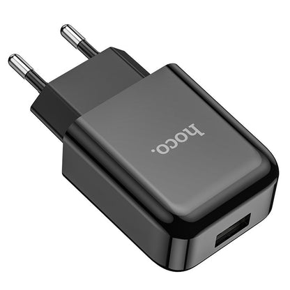 Verkkolaturi HOCO N2, 10W, 2A, 1 x USB-A, Musta