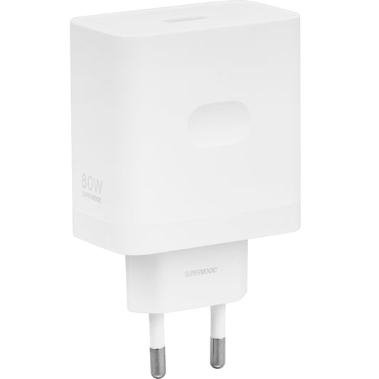 OnePlus-verkkolaturi, 80W, 7.3A, 1 x USB-A, Valkoinen 5461100064
