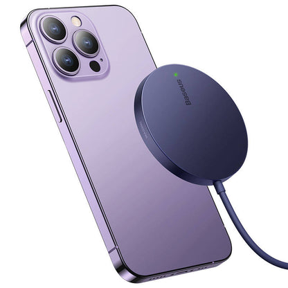 Baseus Simple Mini3 langaton laturi, 15W, 1.67A, Violetti CCJJ040205