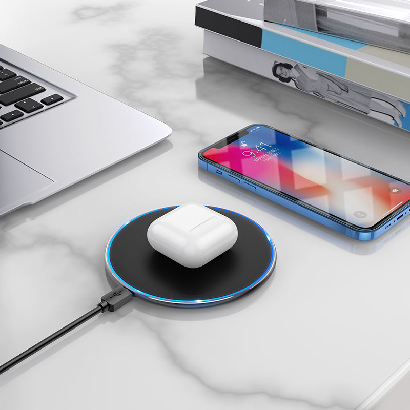 Langaton verkkolaturi Borofone BQ3 Pro, 15W, 1.67A, Musta