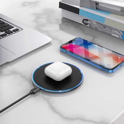 Langaton verkkolaturi Borofone BQ3 Pro, 15W, 1.67A, Musta