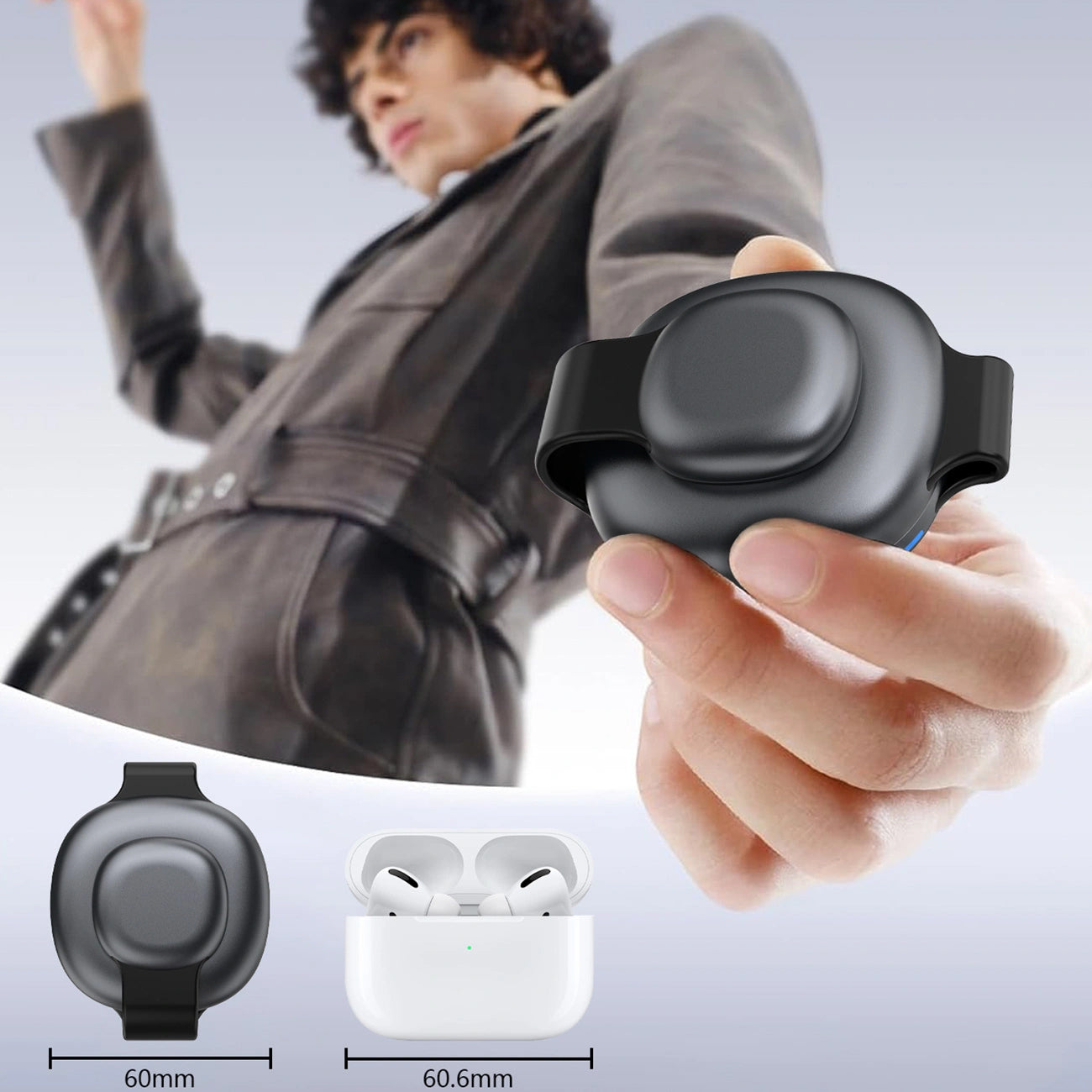 Dudao A11S 3in1 langaton verkkolaturi, 15W, Musta