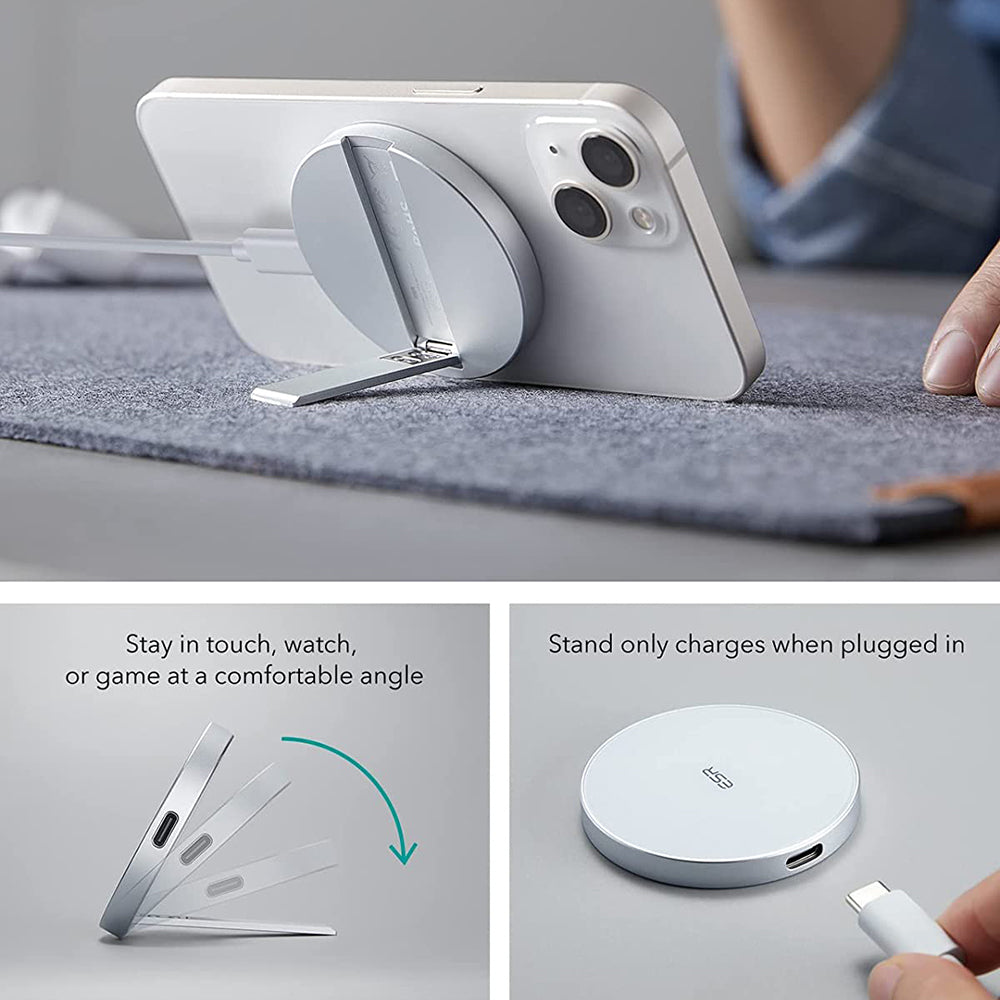 ESR HaloLock Langaton Verkkolaturi, 15W, 1.67A, Valkoinen