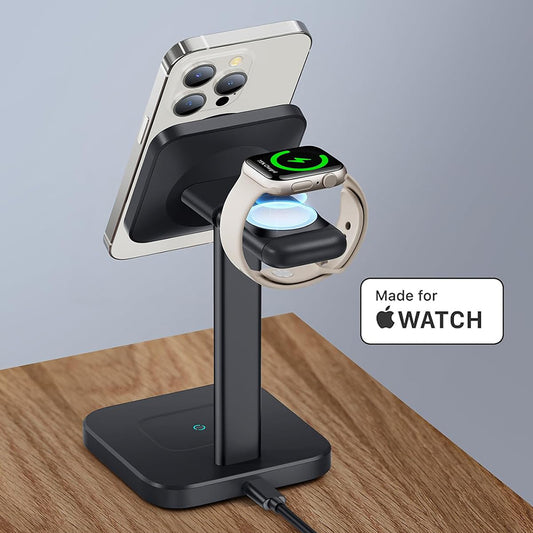 ESR HaloLock 3in1 langaton latausasema, 15W, 1.67A, Musta