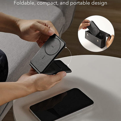 ESR Travel Bag 3in1 langaton verkkolaturi, 15W, 1.67A, Musta