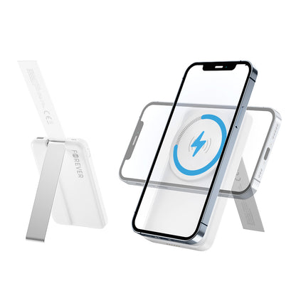 Forever MACS-100 5in1 Wireless Network Charger, 20W, 3A, 1 x USB-A, White